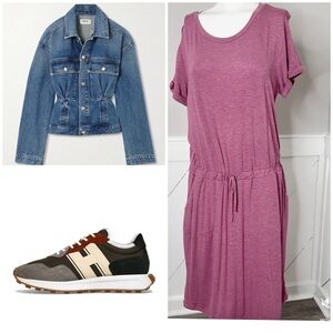 BURGUNDY LOUNGE DRESS-NWT-LARGE